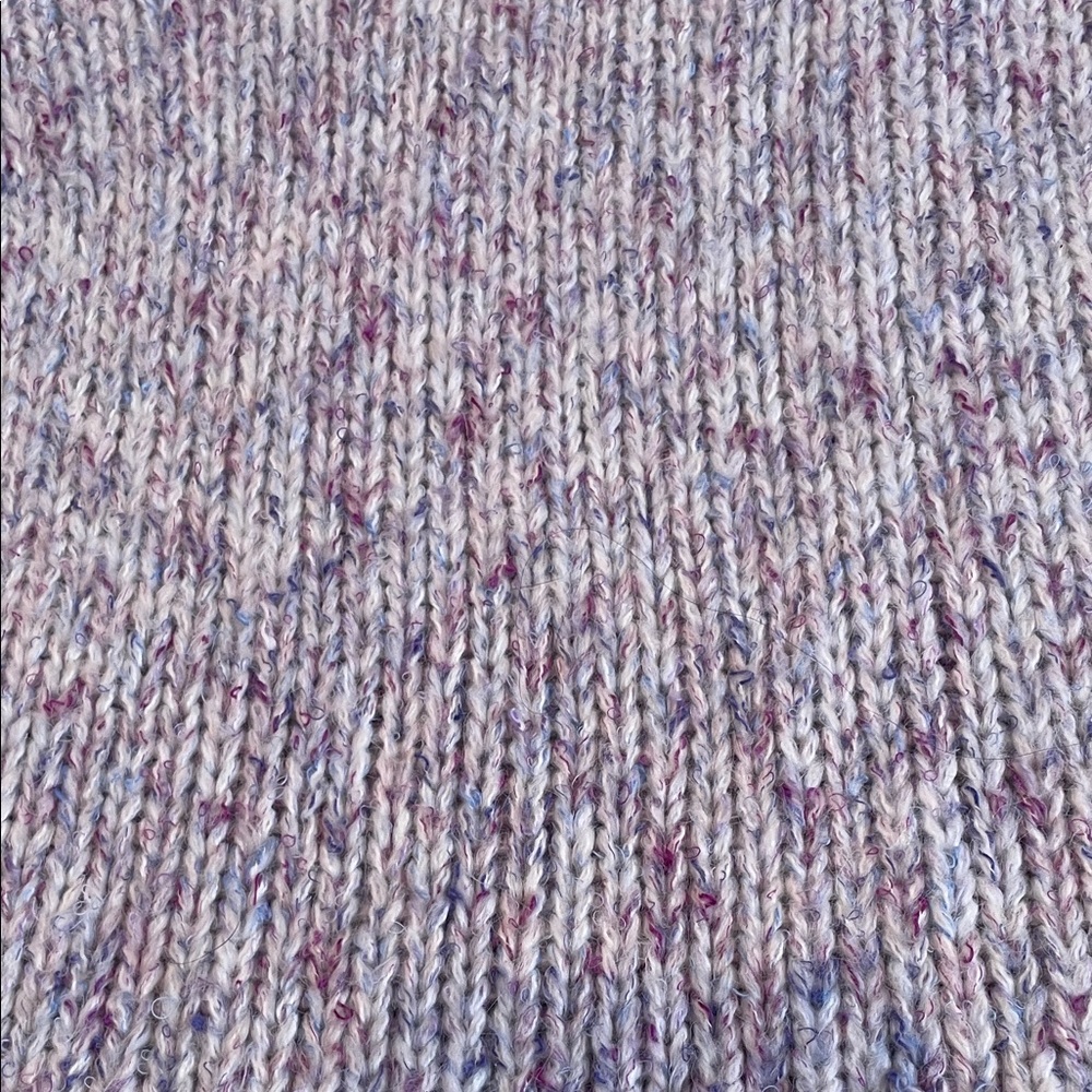 🎀💜🌸ICÔNE par SIMONS Pastel knit Sweater  Size L - Picture 9 of 9
